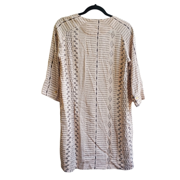 Noa Noa Cream Geometric Swing Dress - Picture 2 of 7